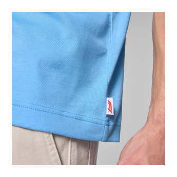 Formule 1 pánské tričko Heritage Logo blue F1 Team 2025