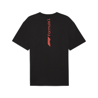 Formule 1 pánské tričko Essential Relaxed Logo black F1 Team 2025