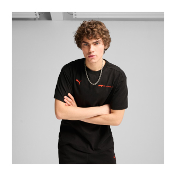 Formule 1 pánské tričko Essential Relaxed Logo black F1 Team 2025