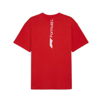 Formule 1 pánské tričko Essential Relaxed Logo red F1 Team 2025