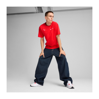 Formule 1 pánské tričko Essential Relaxed Logo red F1 Team 2025