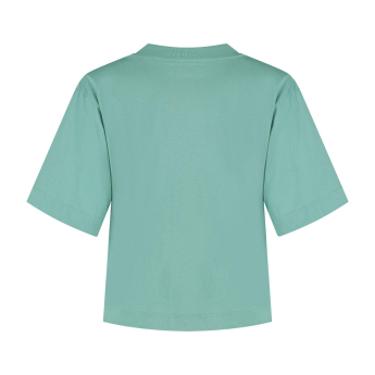 Aston Martin dámské tričko Crop Top green F1 team 2025