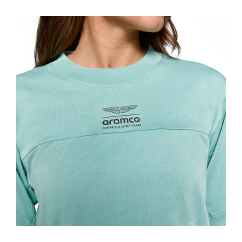 Aston Martin dámské tričko Crop Top green F1 team 2025