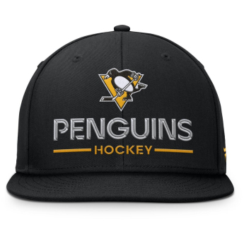 Pittsburgh Penguins čepice flat kšiltovka Authentic Pro A/Cap Flat Brim Square Visor Structured Adjustable