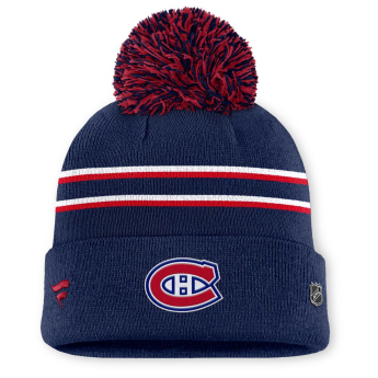Montreal Canadiens dámská zimní čepice Authentic Pro W/Cap Cuffed Pom Beanie
