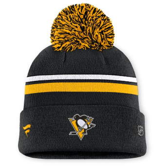Pittsburgh Penguins dámská zimní čepice Authentic Pro W/Cap Cuffed Pom Beanie