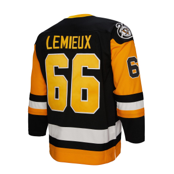Pittsburgh Penguins hokejový dres Mario Lemieux 1991 NHL Dark Jersey