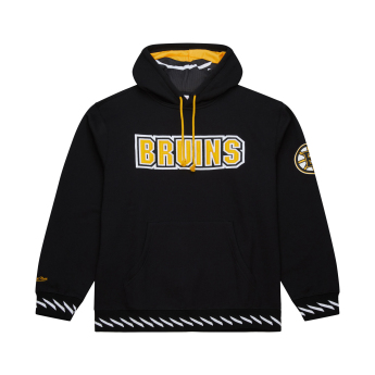 Boston Bruins pánská mikina s kapucí Playmaker Fleece Hoodie Vintage Logo