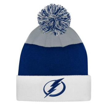 Tampa Bay Lightning dětská zimní čepice Essentials Cuffed Knit W Pom