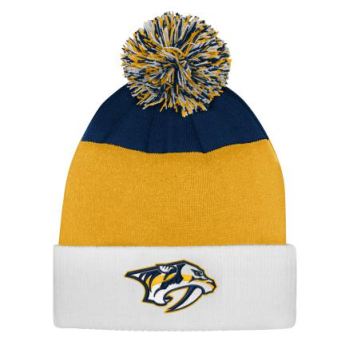 Nashville Predators dětská zimní čepice Essentials Cuffed Knit W Pom