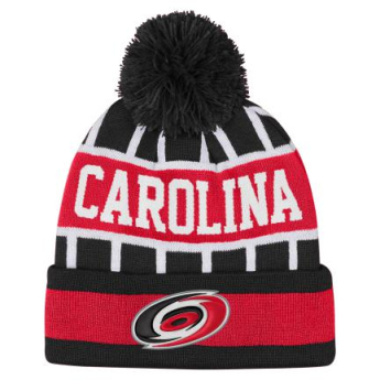 Carolina Hurricanes dětská zimní čepice Go Fast Cuffed Knit W Pom