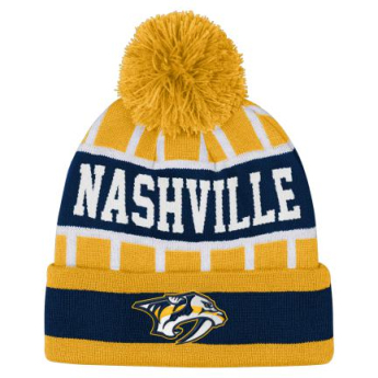 Nashville Predators dětská zimní čepice Go Fast Cuffed Knit W Pom
