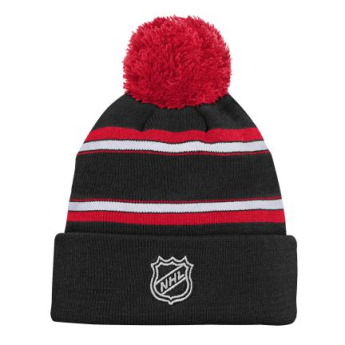 Carolina Hurricanes dětská zimní čepice Jacquard Cuffed Knit With Pom