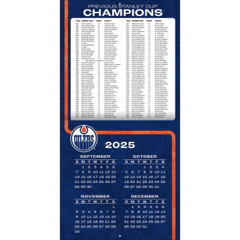 Edmonton Oilers kalendář 2026 Wall