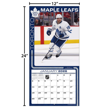 Toronto Maple Leafs kalendář 2026 Wall