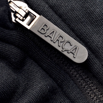 FC Barcelona dětská zimní bunda s kapucí Race black