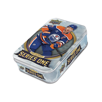 NHL boxy hokejové karty NHL 2025-26 Upper Deck Series 1 Tin Box