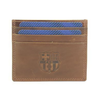 FC Barcelona pouzdro na karty cuero