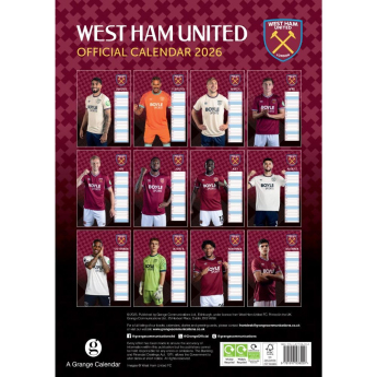 West Ham United kalendář 2026