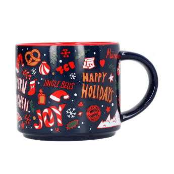 Bayern Mnichov hrníček Christmas navy