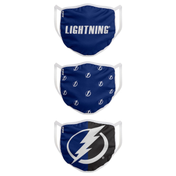 Tampa Bay Lightning roušky Foco set of 3 pieces EU