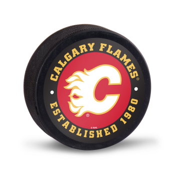 Calgary Flames puk Packaged
