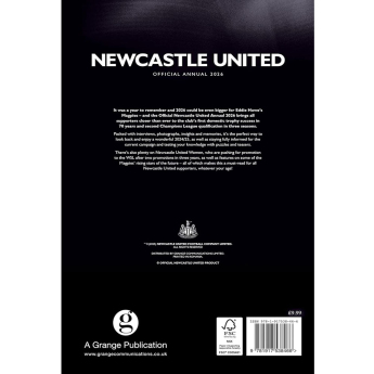 Newcastle United kniha ročenka 2026