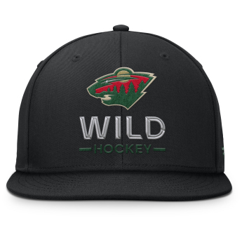Minnesota Wild čepice flat kšiltovka Authentic Pro A/Cap Flat Brim Square Visor Structured Adjustable