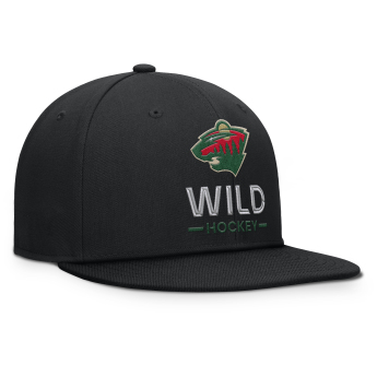 Minnesota Wild čepice flat kšiltovka Authentic Pro A/Cap Flat Brim Square Visor Structured Adjustable