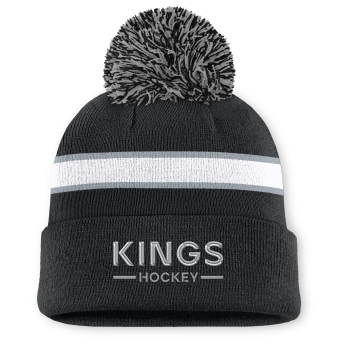 Los Angeles Kings dámská zimní čepice Authentic Pro W/Cap Cuffed Pom Beanie