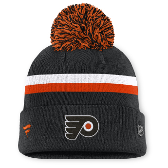 Philadelphia Flyers dámská zimní čepice Authentic Pro W/Cap Cuffed Pom Beanie