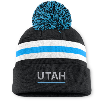 Utah Hockey Club dámská zimní čepice Authentic Pro W/Cap Cuffed Pom Beanie