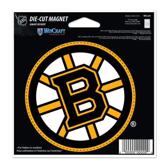 Boston Bruins magnetka Die Cut