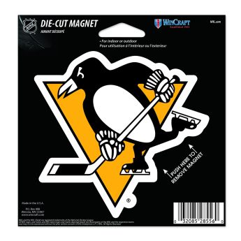 Pittsburgh Penguins magnetka Die Cut