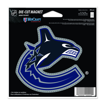 Vancouver Canucks magnetka Die Cut