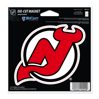 New Jersey Devils magnetka Die Cut