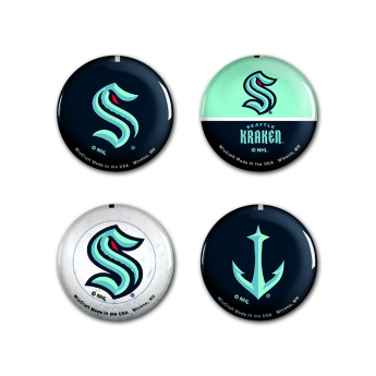 Seattle Kraken placka Button 4 Pack