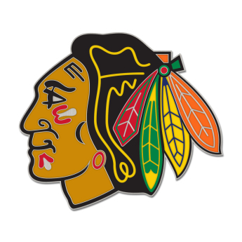 Chicago Blackhawks odznak Enamel Pin Jewelry Card