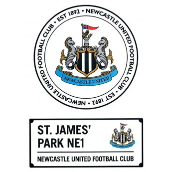 Newcastle United samolepky A4 Car Decal