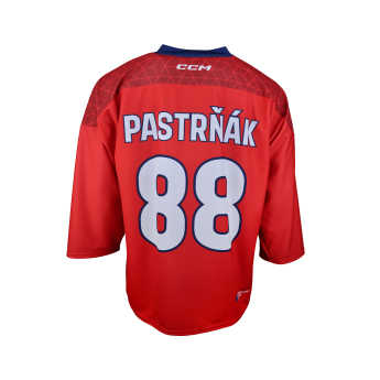 Hokejové reprezentace hokejový dres Czech republic David Pastrňák 2025/2026 CCM Fandres replica red