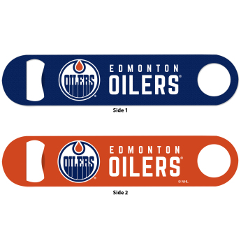 Edmonton Oilers otvírák Metal 2 Sided