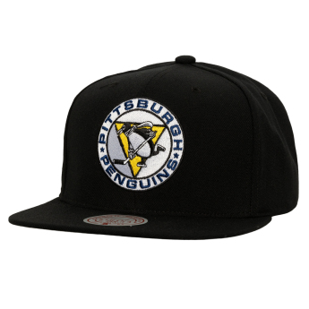 Pittsburgh Penguins čepice flat kšiltovka Conference Patch Snapback black