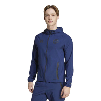 Manchester United pánská bunda s kapucí Vis Tech Travel navy