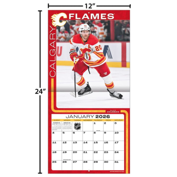 Calgary Flames kalendář 2026 Wall