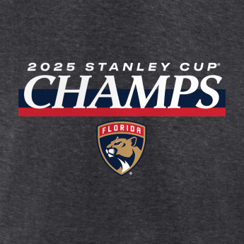 Florida Panthers pánské tričko 025 Stanley Cup Champions Give & Go Roster Heather Charcoal