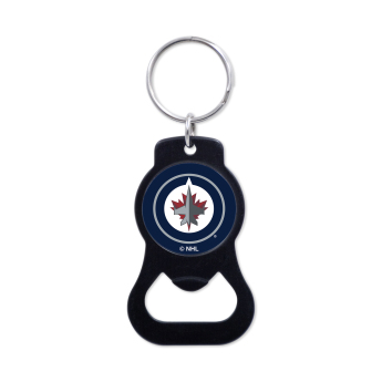 Winnipeg Jets přívěšek s otvírakem Black Ring