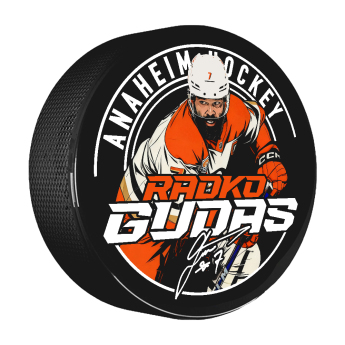 Puk Radko Gudas #7 Anaheim Hockey Town Exclusive Collection (Anaheim Ducks NHL)