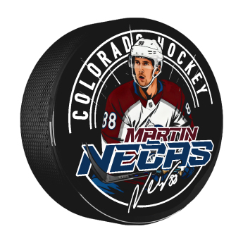 Puk Martin Nečas #88 Colorado Hockey Town Exclusive Collection (Colorado Avalanche NHL)