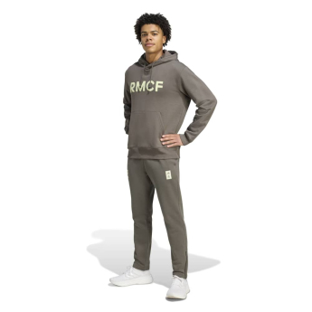 Real Madrid pánská mikina s kapucí Seasonal utigrey