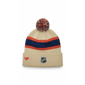 Edmonton Oilers dětská zimní čepice Cuffed Beanie With Pom